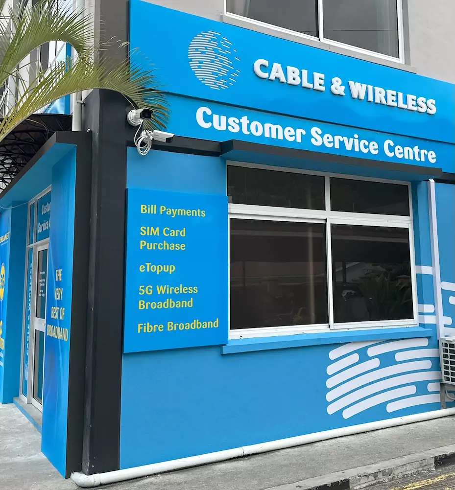 Self-service kiosk interior